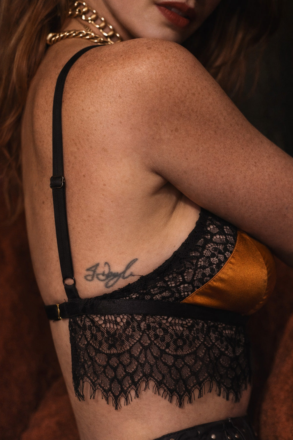 The Gilded Bralette – Made to Order Soft strength. Bare power.