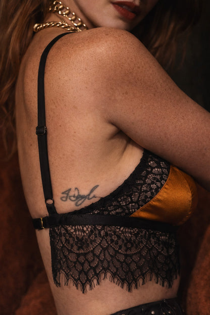 The Gilded Bralette – Made to Order Soft strength. Bare power.